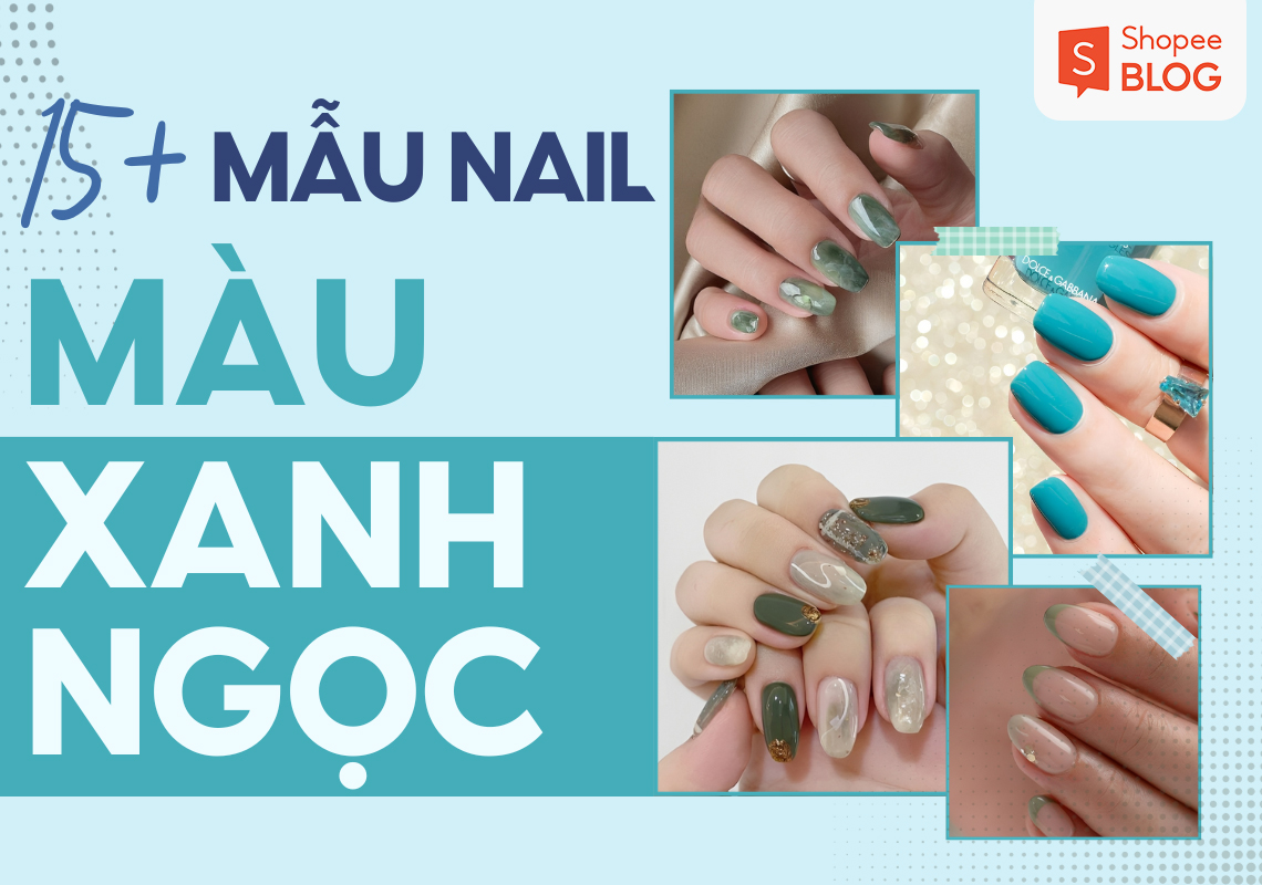 100+ mẫu nail xanh bơ cho tay & chân đẹp nhất