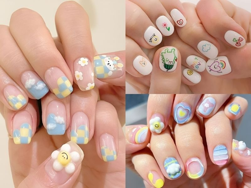 F5 bản thân thời thượng hơn với mẫu nail dễ thương (Nguồn: anna, miêu bảo, pynhh)