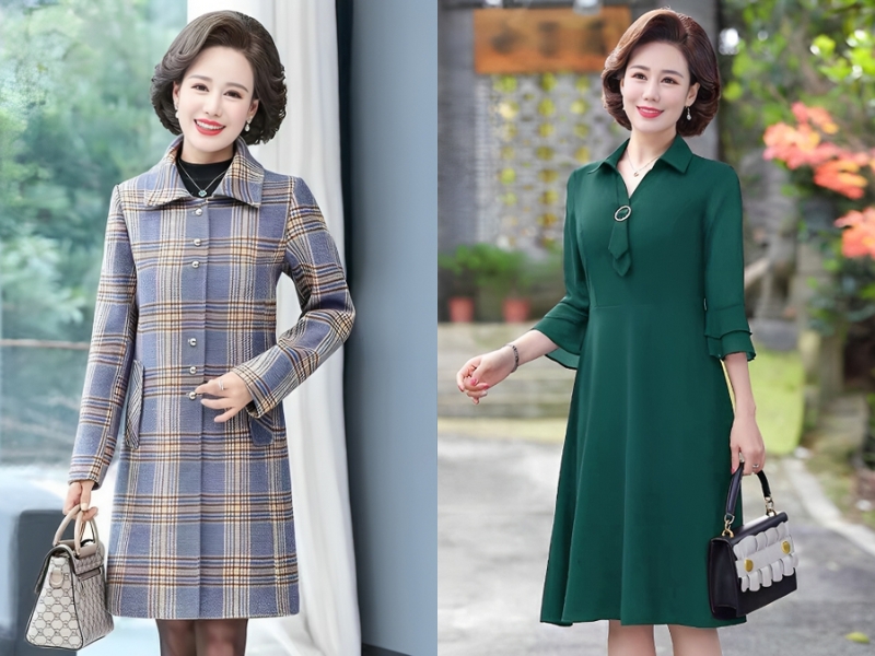 Đầm Đi Đà Lạt Cổ Sen Tay Dài Phồng Retro Pháp Màu Trắng Thanh Lịch, Đầm Váy  Nữ Dáng Dài Xòe Cổ Điển Nhấn Eo Có Dây Thắt Nơ Màu Nâu Đơn