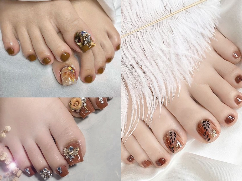 100+ mẫu nail màu nâu tinh tế, sang chảnh khiến nàng không thể rời mắt –  Cardina