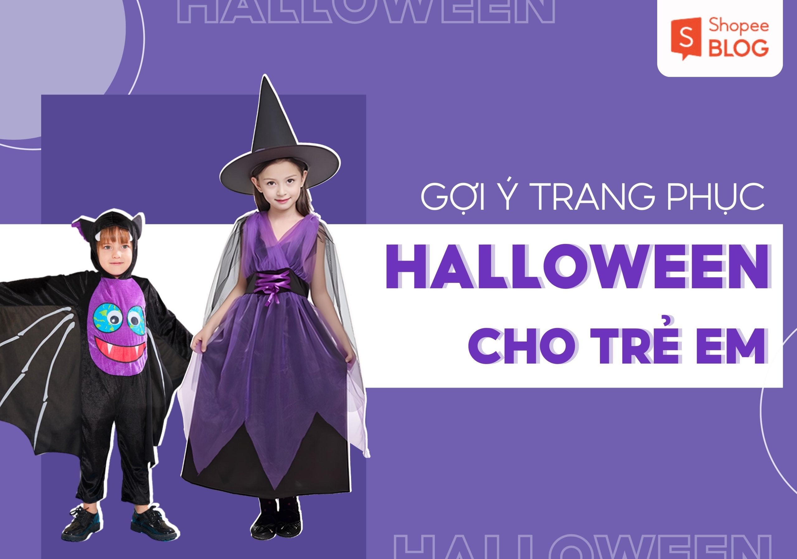 6 gợi ý đồ hóa trang Halloween cho bé gái và bé trai