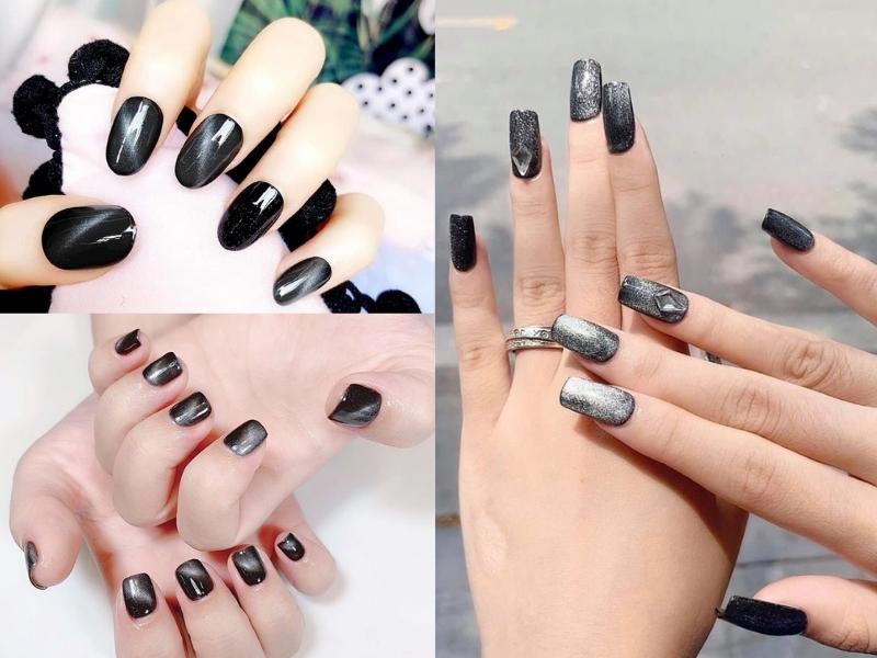 Nail mắt mèo màu đen