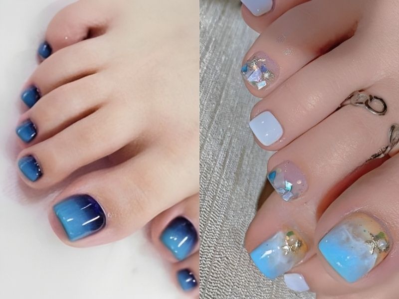 19 ý tưởng Mẫu Nail Chân Nhẹ Nhàng Chân Đen hàng đầu trong năm 2024