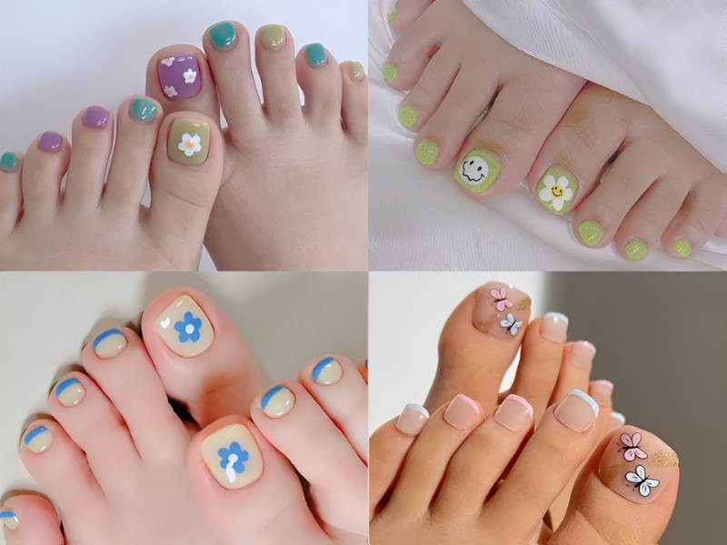 Top 99+ mẫu nail hoa đẹp nhỏ nhắn, cực trendy các nàng nên thử