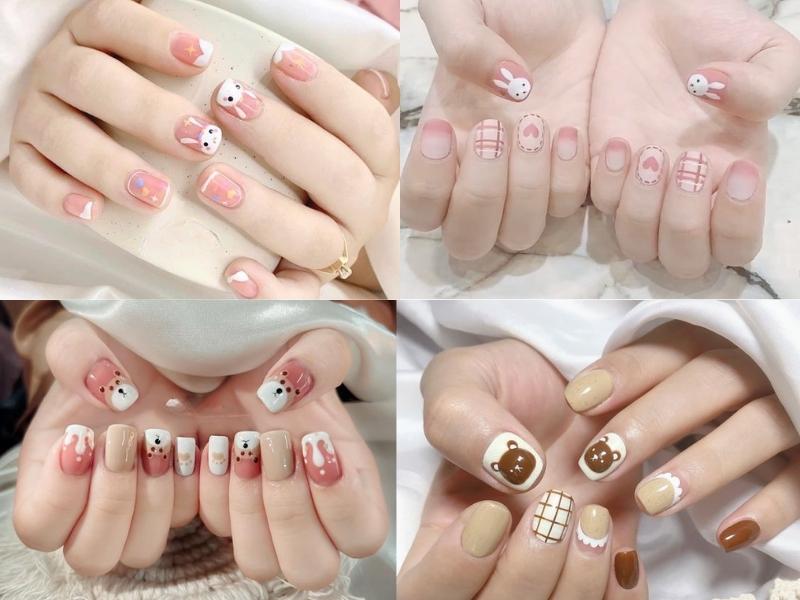 Nghi Thảo - Mẫu nail học sinh cute trên móng thât ♥... | Facebook