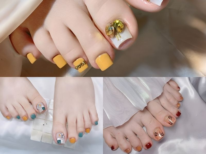 101+ mẫu nail chân màu đỏ tôn da, “chanh sả” mới nhất