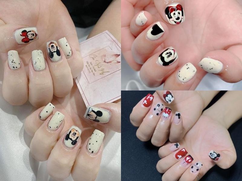 99+ Mẫu nail hoạt hình cute dễ thương cực đẹp cho nàng