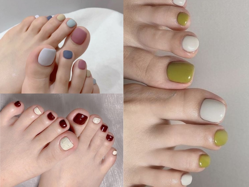 20+ mẫu nail chân đơn giản, thanh lịch cho ngày thường