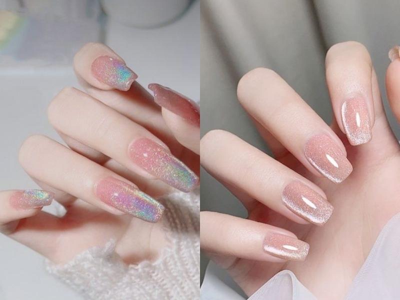 Nail mắt mèo dễ thương