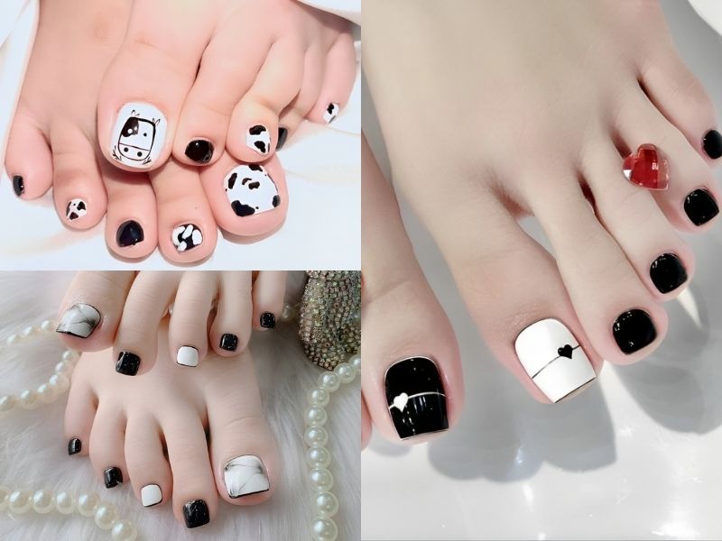 Những mẫu nail chân đẹp đơn giản nhẹ nhàng dẫn đầu xu hướng hiện nay