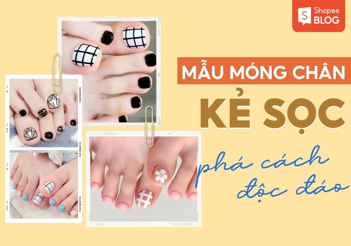 Top 30+ Mẫu Nail Sơn Móng Chân Màu Đỏ Rượu Quyến Rũ, “Chanh Sả