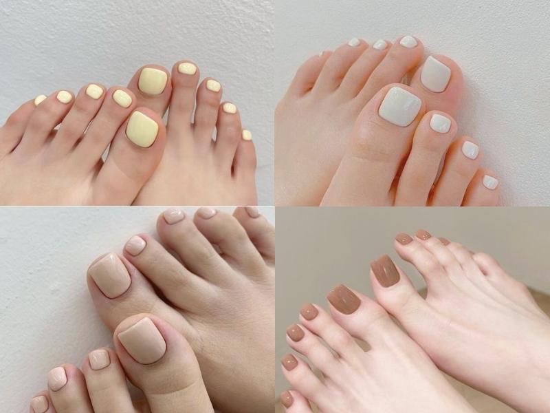 50 mẫu nail chân đẹp đơn giản dẫn đầu xu hướng hiện nay