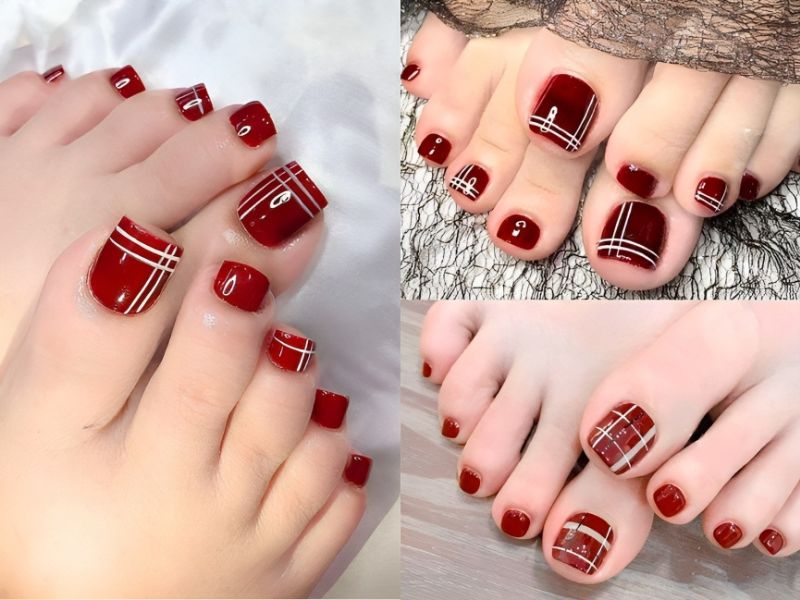 22 Mẫu nail kẻ sọc cá tính và thời thượng nhất 2024