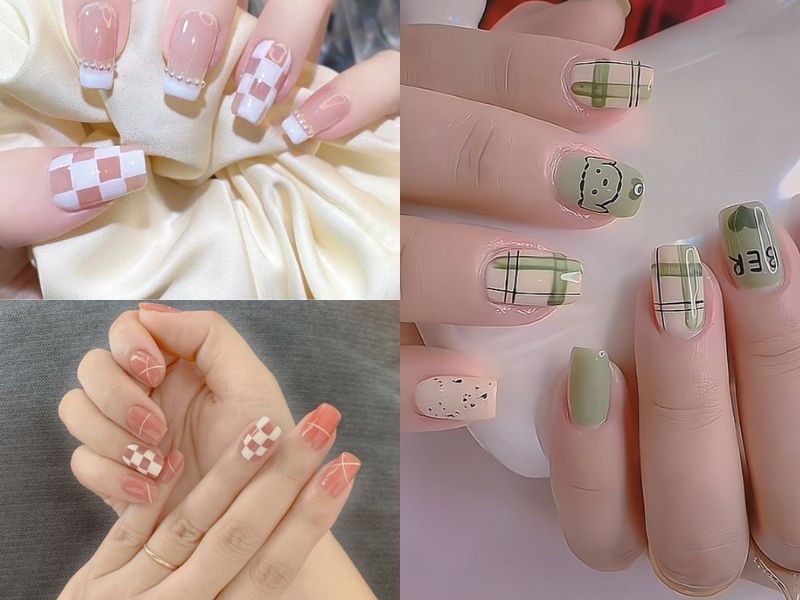 99+ mẫu nail móng ngắn xinh đẹp nhẹ nhàng tôn da