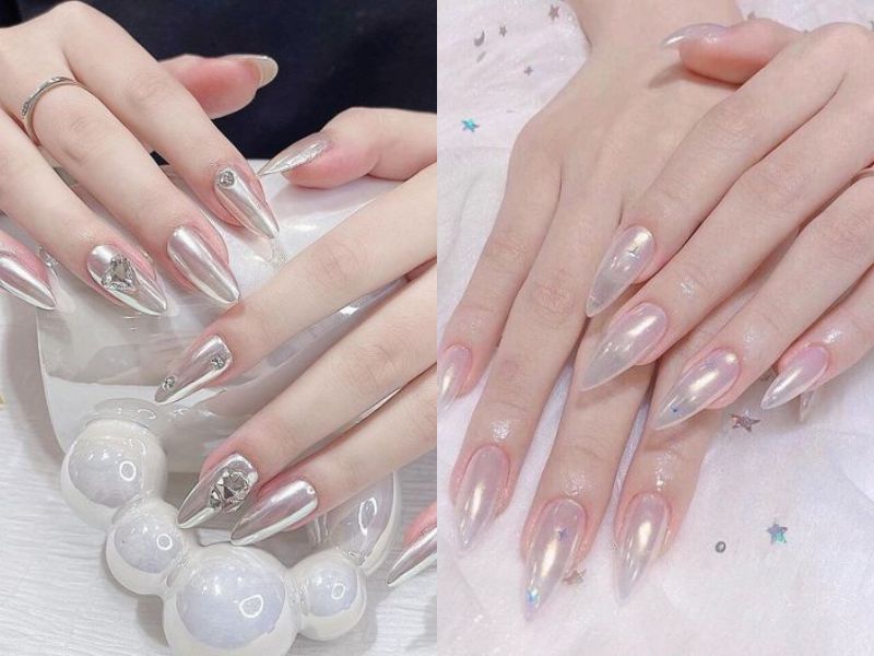 100+ mẫu nail chân màu trắng nhẹ nhàng, Hot Trend 2024