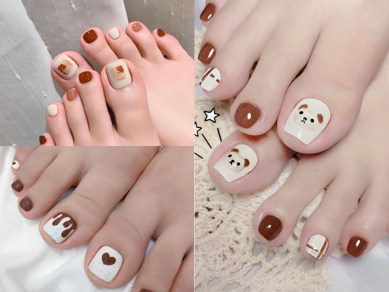 Móng chân giả NGẮN màu trắng tinh nail box chân GIÁ RẺ vẽ gel nổi xinh xắn  tặng kèm keo dán móng MC012 | Shopee Việt Nam