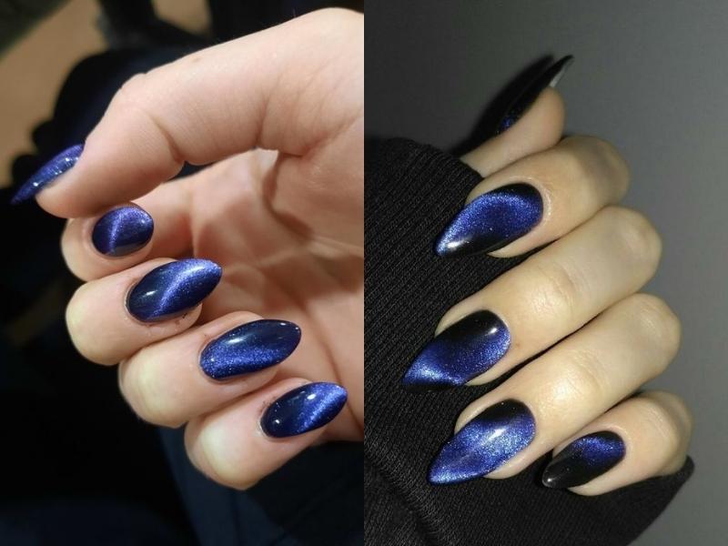 Nail mắt mèo xanh đậm