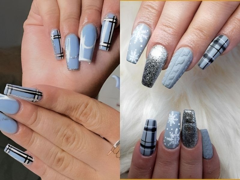 25+ mẫu nail xanh dương đẹp sành điệu giúp nàng thêm tự tin