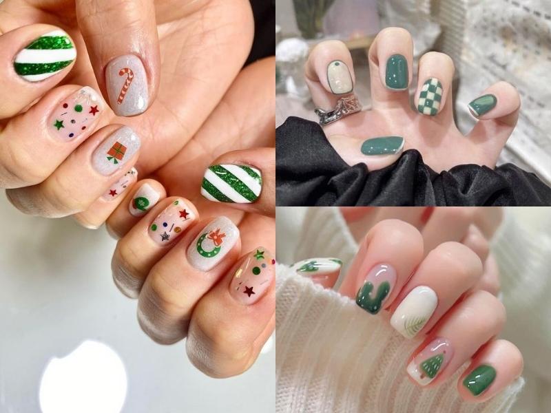 Mẫu nail Noel 2024 cute, nail Giáng Sinh đơn giản mà đẹp - META.vn