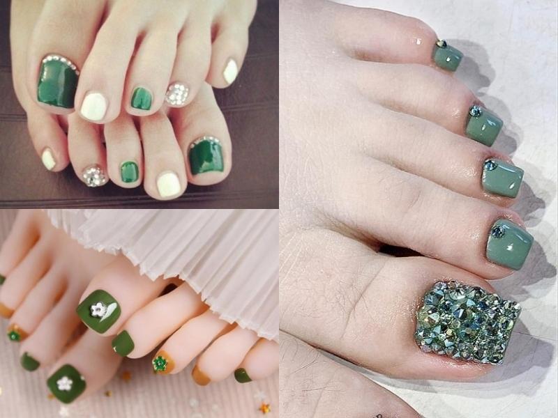 60+ Mẫu Nail Màu Xanh Lá Đẹp, Phong Cách 2024 | Mytour