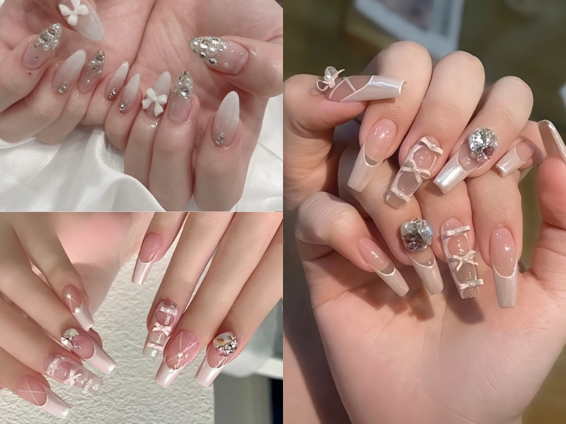 Ghim của Maria Mila trên uñas trong 2022 | Móng tay, Ngón tay, Móng chân |  Jelly nails, Blush nails, Beauty nails design
