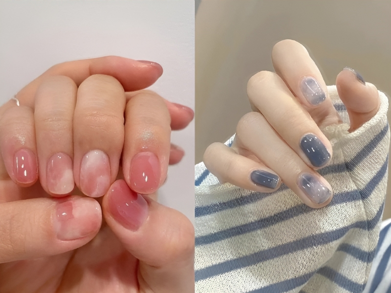 Các mẫu nail sơn thạch đơn giản cần loại sơn chất lượng 