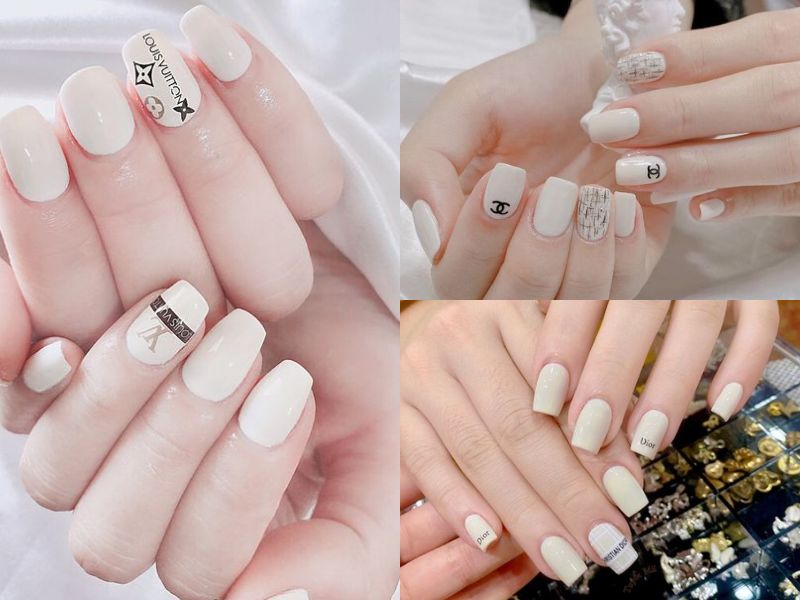 Bộ 24 móng tay giả hình con thỏ dễ thương, Mẫu nail ngắn vuông đơn giản,  Nailbox, Nail xinh - Móng giả | TheFaceHolic.com