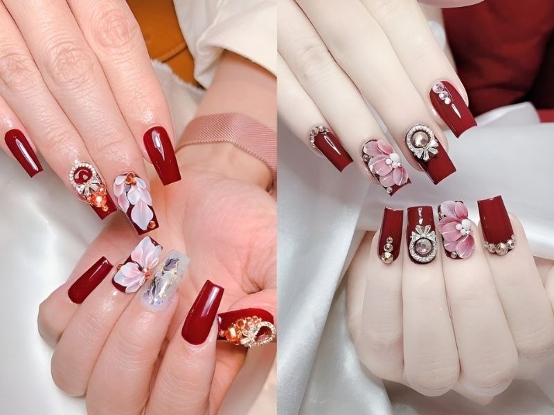 999+ Mẫu nail tết 2024 đẹp cuốn hút và sành điệu HOT TREND