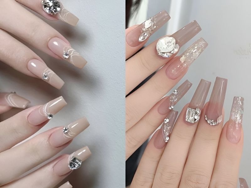 Mẫu nail vuông đơn giản ĐỘC ĐÁO và cách phối đồ PHÙ HỢP