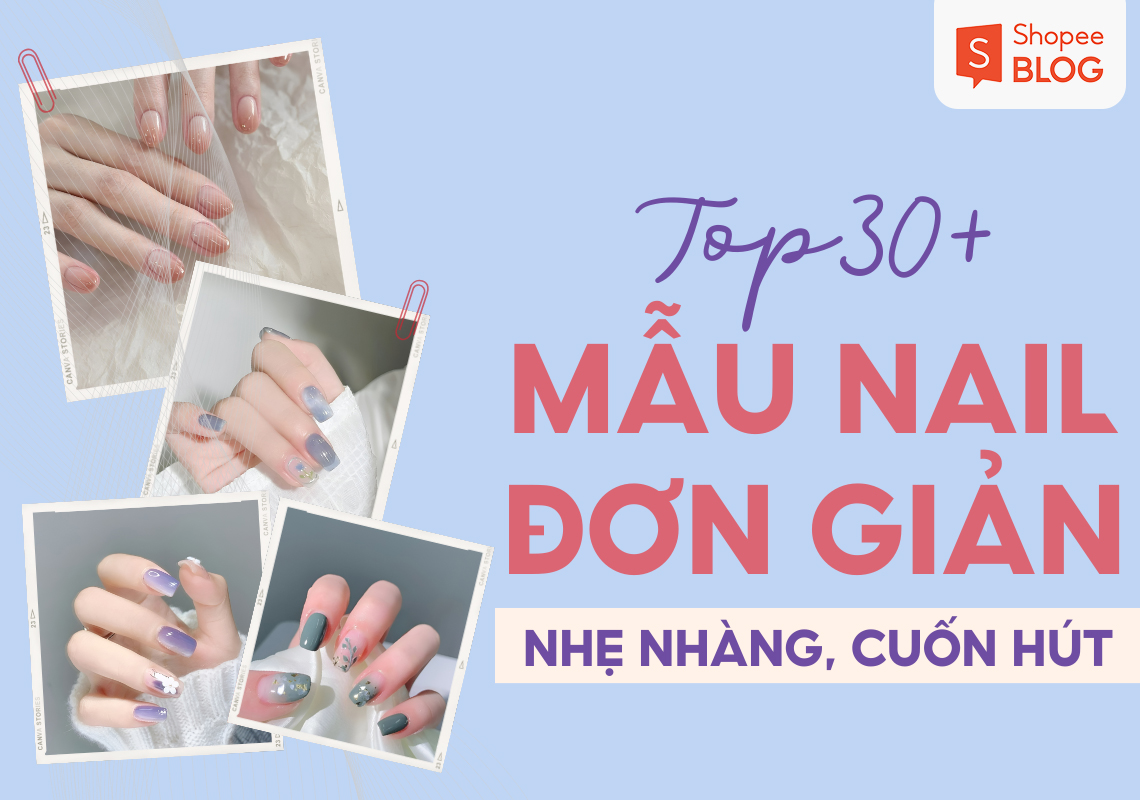 Mẫu nail đơn giản