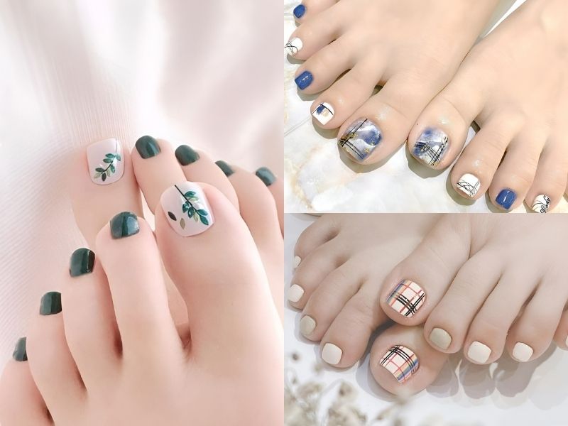 Mẫu nail nhẹ nhàng, thanh lịch (Nguồn: T Nail Room, Giang Le Nail, Letty Beauty)