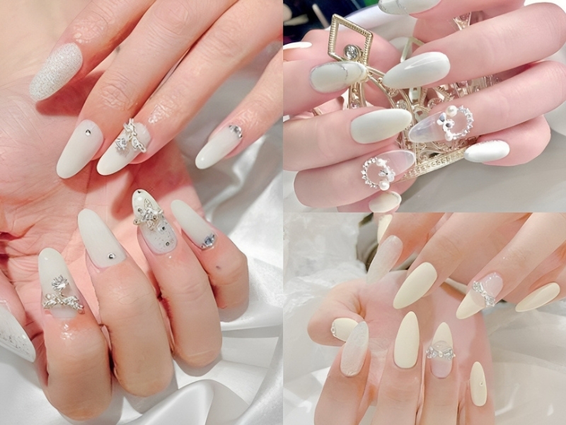 46+ mẫu nail trắng sữa nhẹ nhàng, đẹp sang chảnh cho nàng