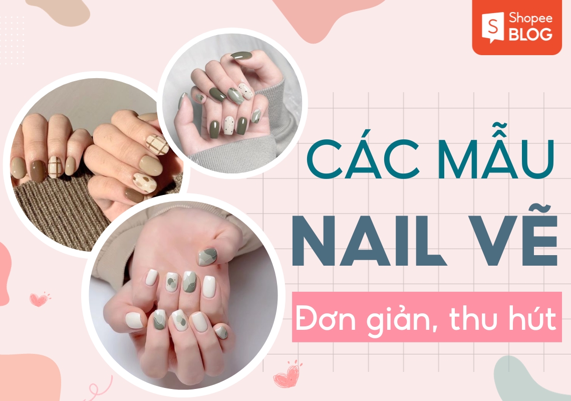 SƯU TẦM] 100+ Mẫu Nail Vẽ Hoa Đơn Giản Siêu Hot Trend