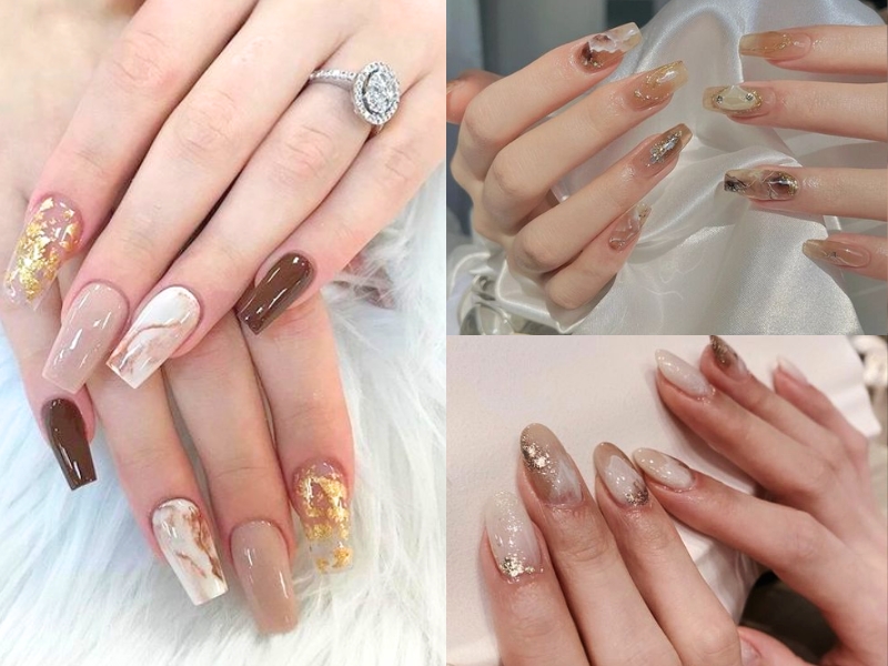 Các mẫu nail ẩn xà cừ đẹp và sành điệu