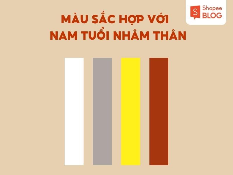 màu sắc hợp với tuổi Nhâm Thân 1992 nam mạng