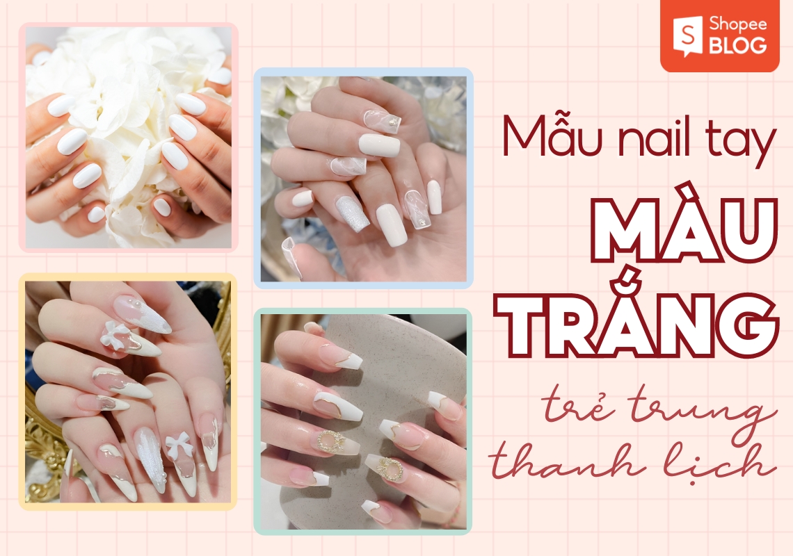 40+ Mẫu Nail Móng Ngắn Đẹp Xinh, KHÔNG ĐÙA ĐƯỢC ĐÂU | Móng tay đơn giản,  Làm được rồi, Móng tay