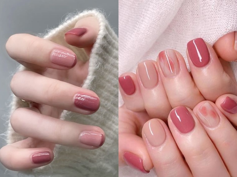 Điểm danh 10 mẫu nail hồng đất siêu hot, nàng nên thử