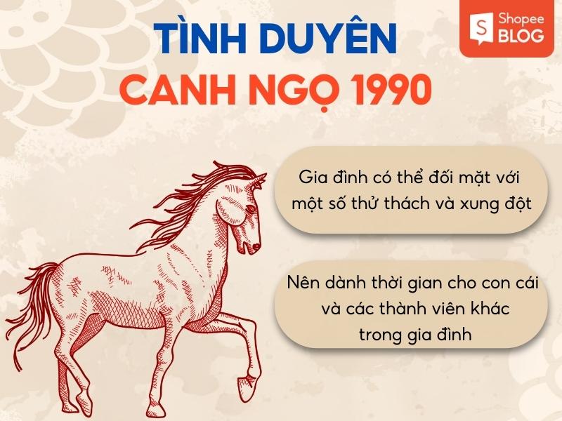 Gia đạo tình duyên tuổi Canh Ngọ 1990