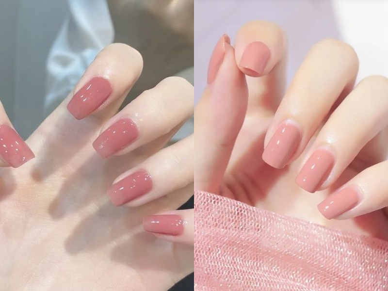 15+ Mẫu nail màu nude đẹp THỊNH HÀNH 2023