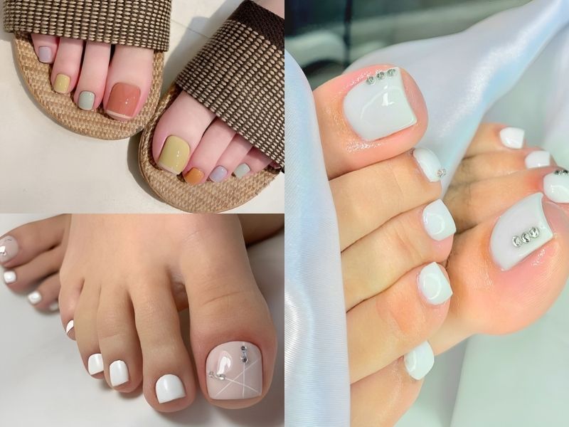 Top 30+ Mẫu Nail Sơn Móng Chân Màu Đỏ Rượu Quyến Rũ, “Chanh Sả