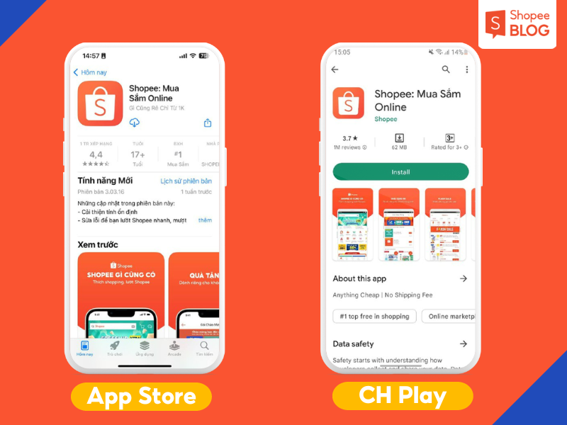 Uứng dụng Shopee 