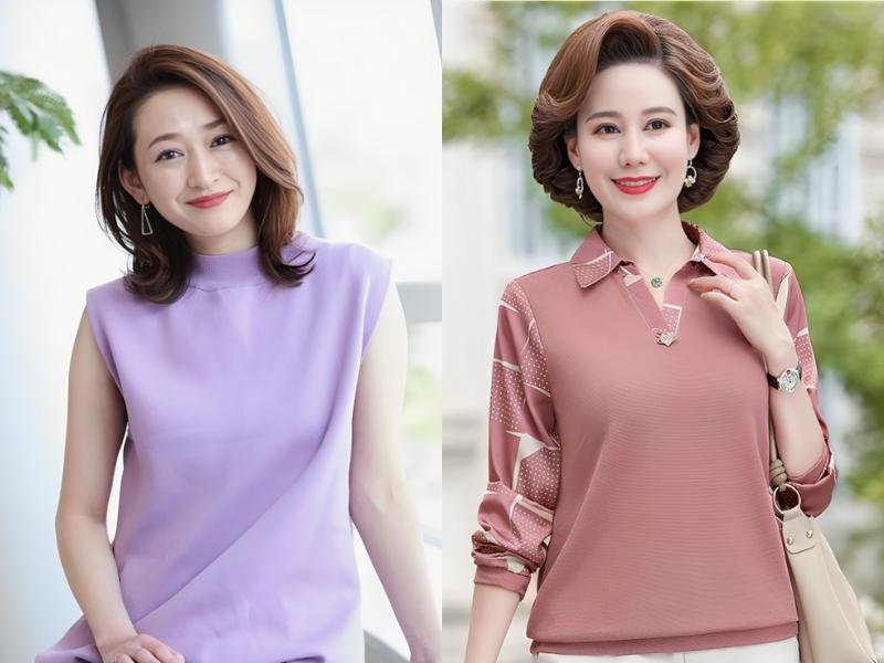 Tổng hợp các kiểu tóc trung niên đẹp dành cho nữ - Wina Wigs - Tóc Giả Bằng  Tóc Thật