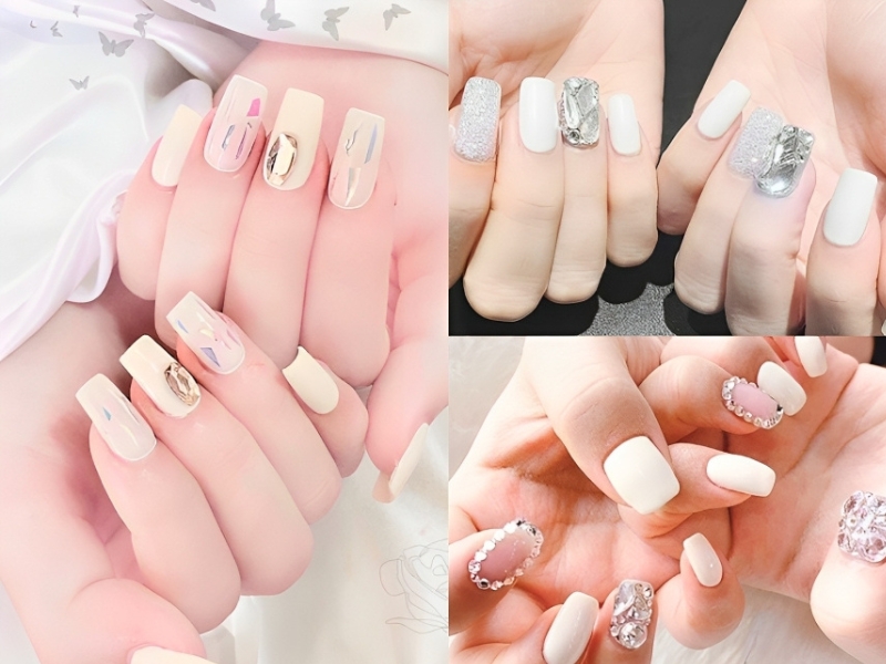 Đính đá nail pha lê ứng dụng #nghithao #dinhdanail #dinh#da#nail #hoc... |  TikTok