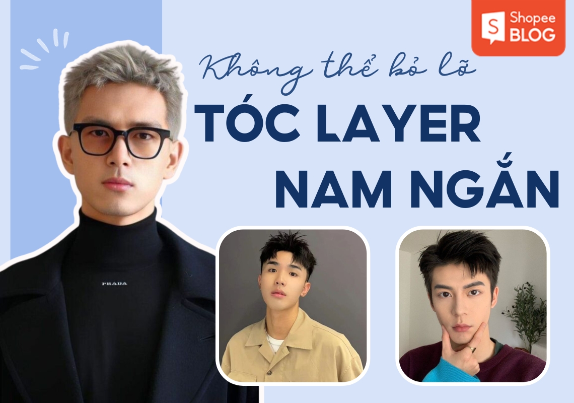 Thiết kế Tóc layer nam Hàn Quốc năng động và cá tính