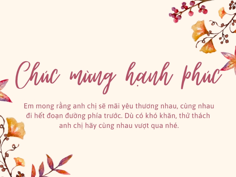 Lời chúc đám cưới