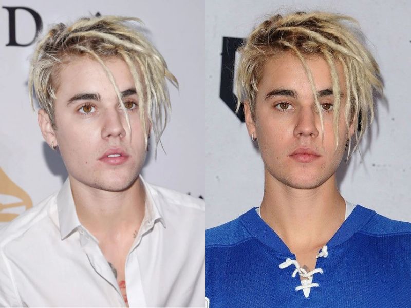 Dreadlock mái chéo của Justin Bieber