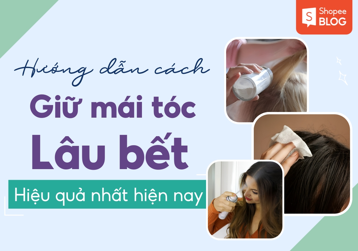 cách để tóc không bết