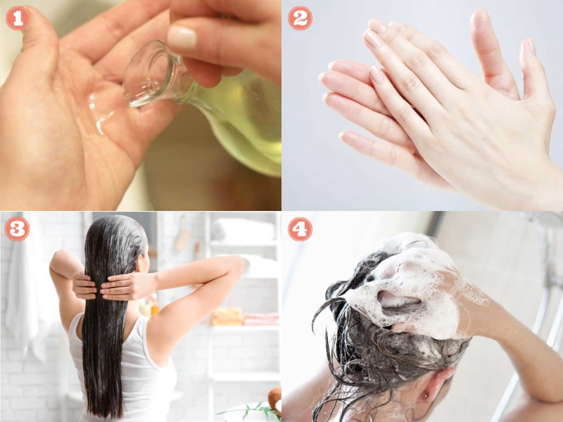 Cách để tóc không bết khi dùng dầu dừa 
