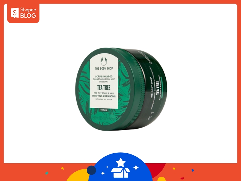 Sản phẩm tẩy tế bào chết da đầu The Body Shop Tea Tree