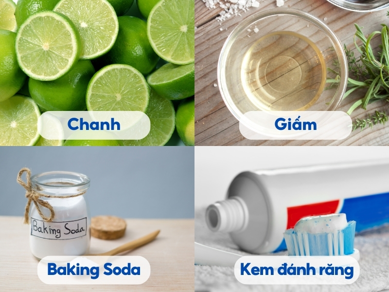 Cách tẩy tóc tại nhà bằng chanh, giấm, baking soda, kem đánh răng